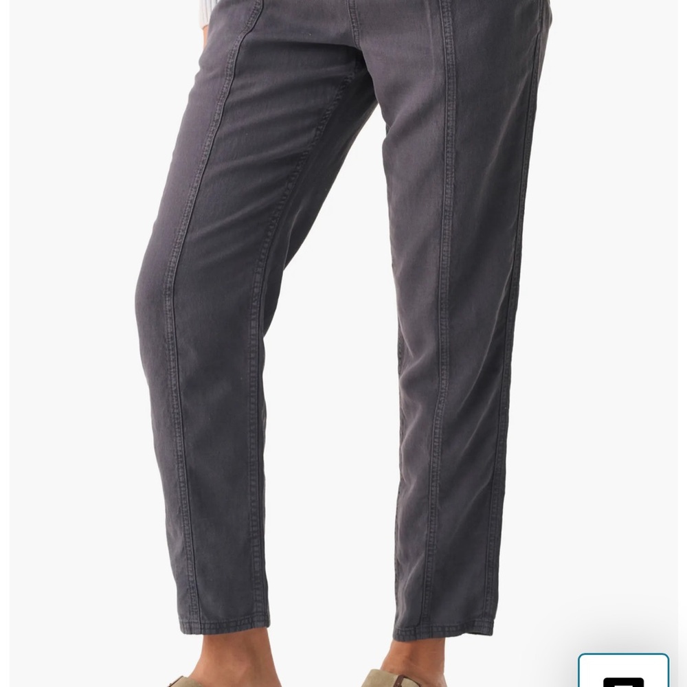 FAHERTY ARLIE PULL-ON TAPERED LEG PANTS XS